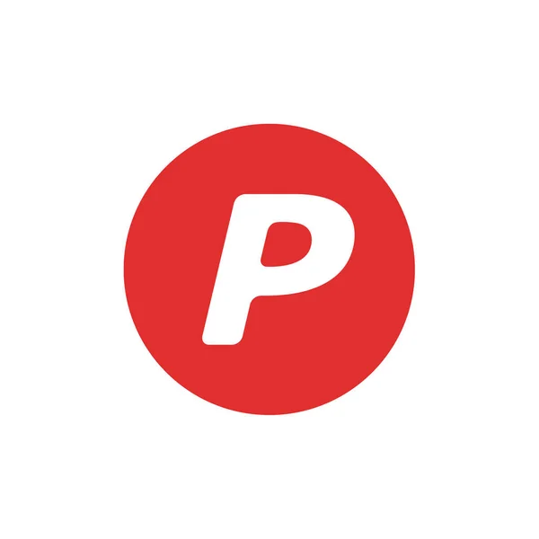 Pay Pal Online Fizetési Szolgáltatás Logó — Stock Vector