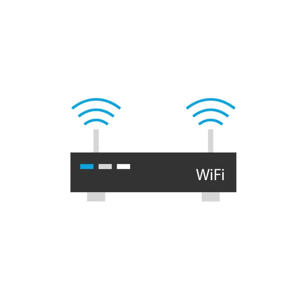 Router Vector Flat Icon — Vettoriale Stock