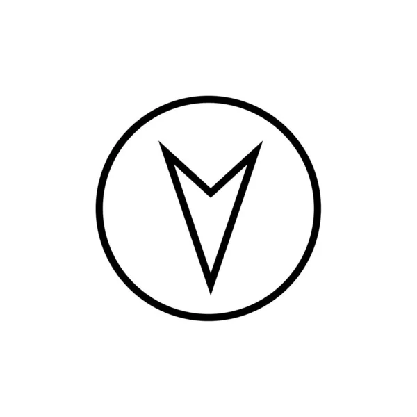 Arrow Design Modelo Logotipo — Vetor de Stock