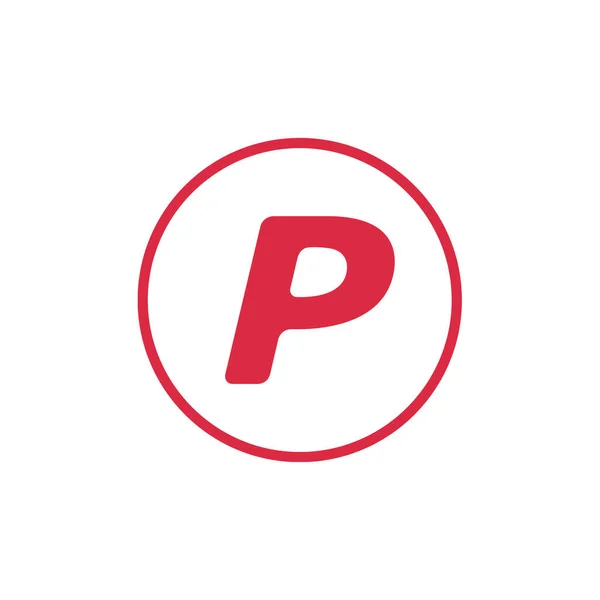 Pay Pal Online Υπηρεσία Πληρωμών Λογότυπο — Διανυσματικό Αρχείο