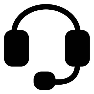 Çağrı merkezi ikon vektör illüstrasyonu 