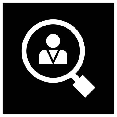 Arama simgesi vektör illüstrasyonu 