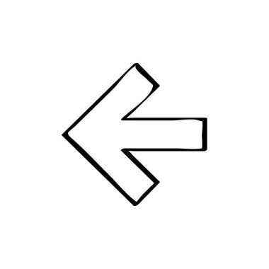 Basit ok tasarımı vektör çizimi