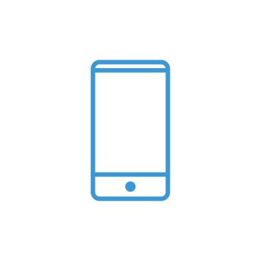 akıllı telefon simgesi vektör illüstrasyonu 
