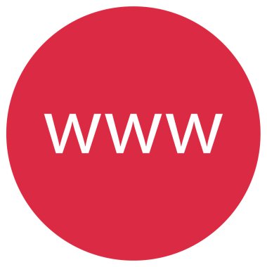 İnternet www Web çevrimiçi simge tasarım vektörü        