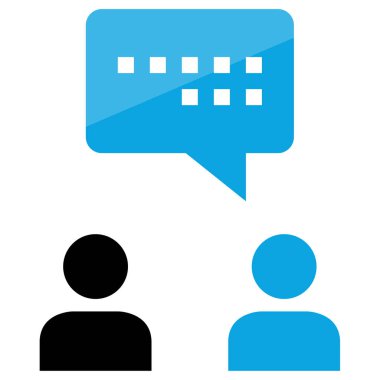 Metin Mesajlaşma simgesi vektör illüstrasyonu