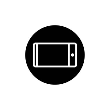 akıllı telefon simgesi basit vektör illüstrasyonu
