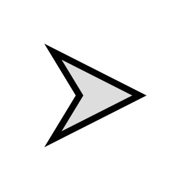 Basit ok tasarımı vektör çizimi