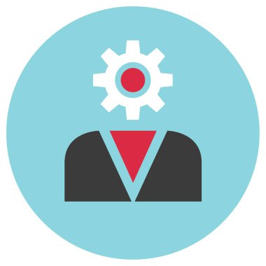 Kullanıcı profil simgesi vektör resimleme arkaplanı 