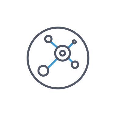 ağ paylaşım simgesi çizimi 