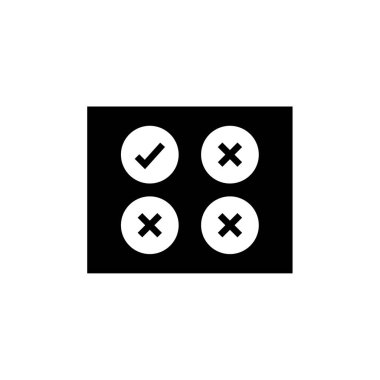 wirefram simgesi vektör illüstrasyonu