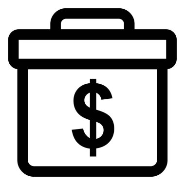 Para çantası. Basit tasarım