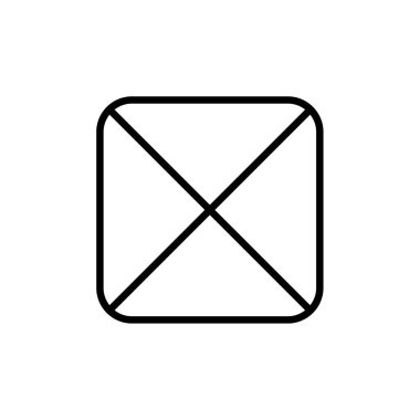 Soyut çokgen geometrik simge, vektör illüstrasyonu 