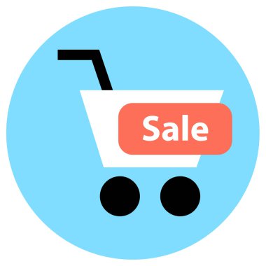 Satış. Web simgesi vektör illüstrasyonu