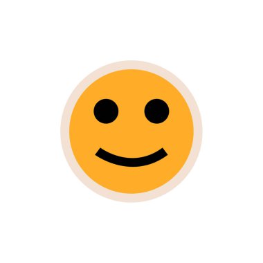 emoji, yüz ifadesi sembolü, simge simgesi, vektör illüstrasyonu
