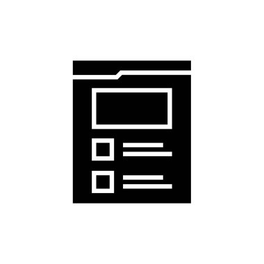 Kablo çerçeve simgesinin vektör illüstrasyonu