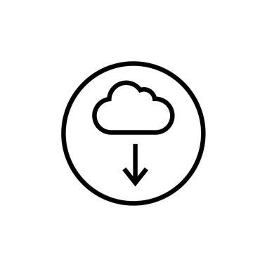 Ok simgesini indir. vektör illüstrasyonu