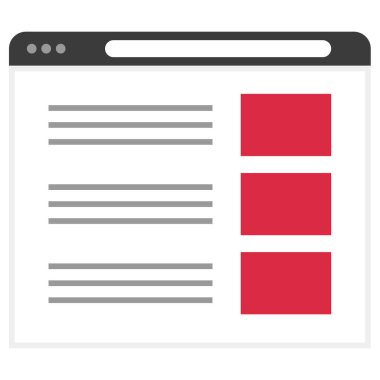 Kullanıcı arayüzü simgesi, ui ux tasarım şablonu 