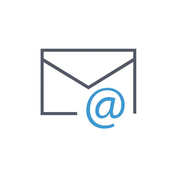 Mail Web Icon Einfache Illustration — Stockvektor