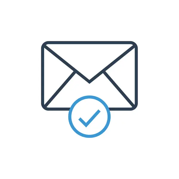 Mail Web Icon Einfache Illustration — Stockvektor