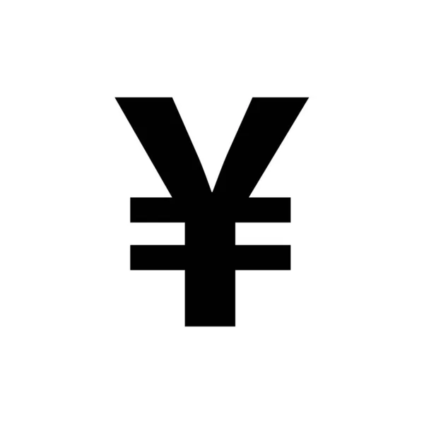 Yen Symbol Vektor Illustration — Stockvektor