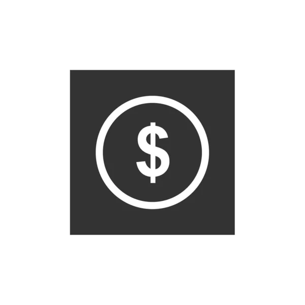 Geld Symbol Vektor Illustration Design Vorlage — Stockvektor