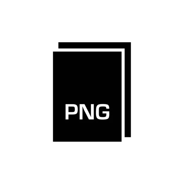 Png Icono Archivo Vector Ilustración Diseño Simple — Vector de stock