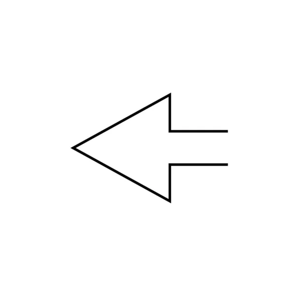 Arrow Icon Sign Vector — Vetor de Stock