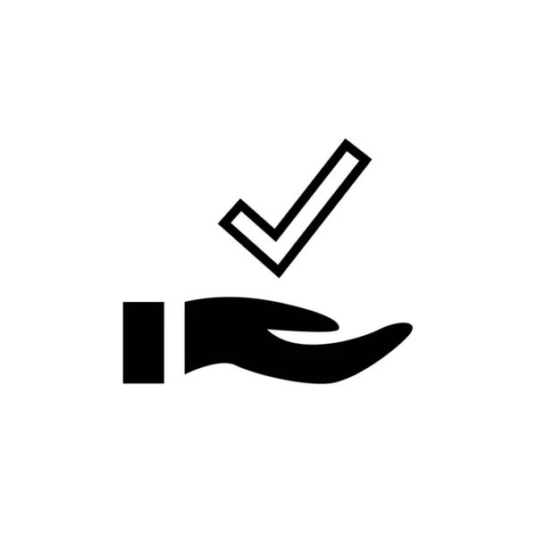 Ilustracja Wektorowa Ikony Znaku Kontrolnego — Wektor stockowy