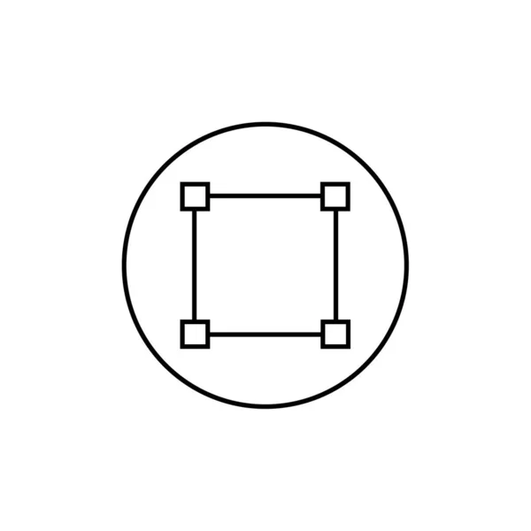 Абстрактна Багатокутна Геометрична Іконка Векторні Ілюстрації — стоковий вектор