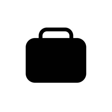 evrak çantası ikonu vektör illüstrasyonu