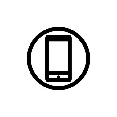 Oklu akıllı telefon izole edilmiş ikon vektör illüstrasyon tasarımı 