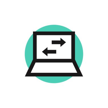 ağ basit vektör illüstrasyonu  