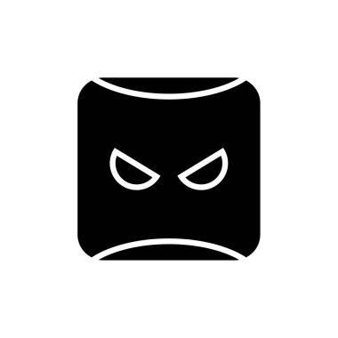 emoji, yüz ifadesi sembolü, simge simgesi, vektör illüstrasyonu