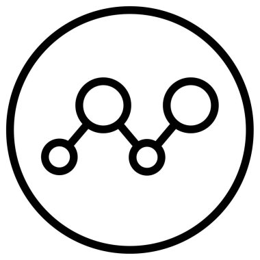 Analizler simge vektör illüstrasyonunu imzaladı