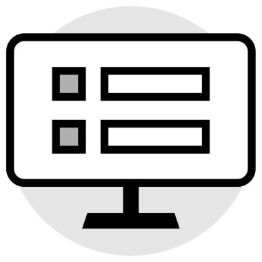 Web sitesi ve uygulama tasarımı için tarayıcı vektör simgesi 