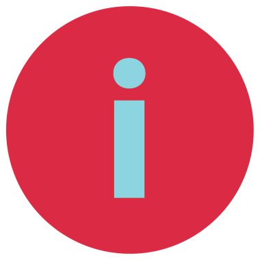 bilgi simgesi, vektör resimleme 