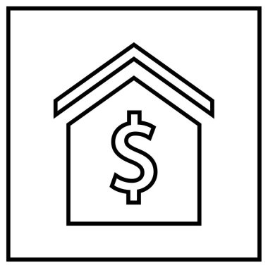 Emlak vektörü simgesi 