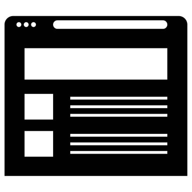 Kablo çerçevesi. Web simgesi basit illüstrasyon