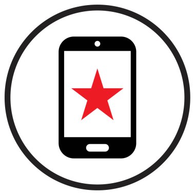 Cep telefonu. Basit resimleme