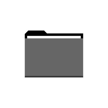 Web ve mobil uygulama tasarımınız için beyaz arkaplanda izole edilmiş dizin simgesi vektörü  