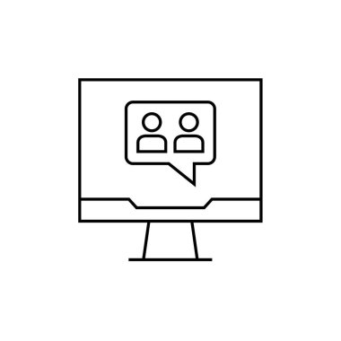 Metin Mesajlaşma simgesi vektör illüstrasyonu