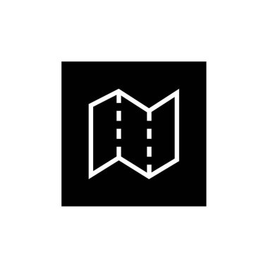 GPS ve Navigasyon simgesi, vektör illüstrasyonu        