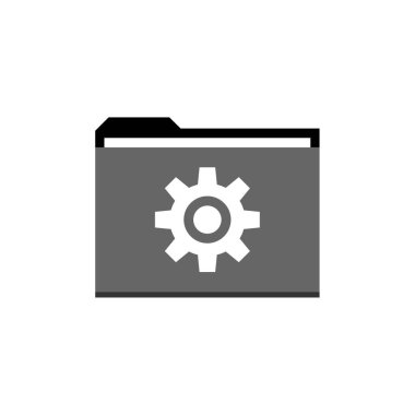 Web ve mobil uygulama tasarımınız için beyaz arkaplanda izole edilmiş dizin simgesi vektörü  