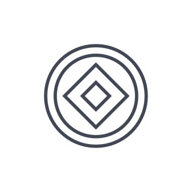 soyut yaratıcı tasarım izole edilmiş simge, vektör illüstrasyonu       