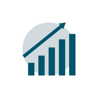 grafik ikonu vektör illüstrasyonu 