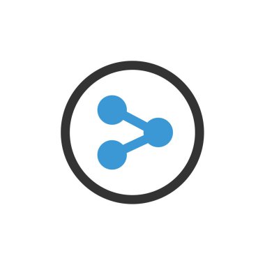 Web ve mobil uygulama tasarımınız için beyaz arkaplanda izole edilmiş simge vektörü, logo konsepti