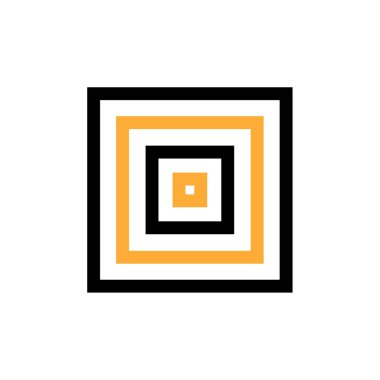 soyut yaratıcı tasarım izole edilmiş simge, vektör illüstrasyonu       