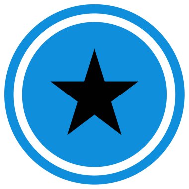 Yıldız. Web simgesi basit tasarım