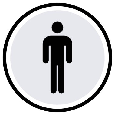 Kullanıcı profil simgesi vektör resimleme arkaplanı 